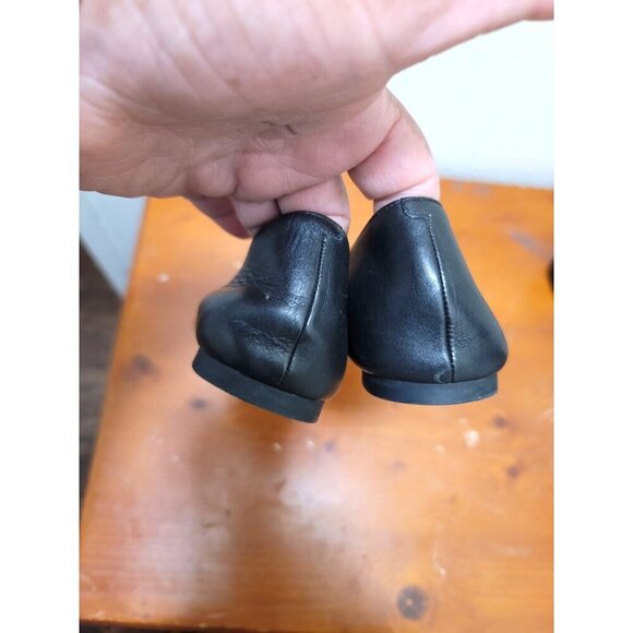 Michael Kors Black Leather Flats With Studded Detail Size 7M - Picture 5 of 10